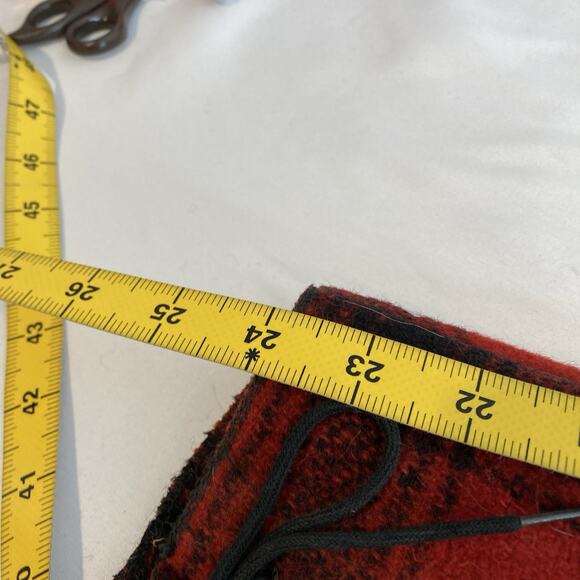 Vintage 50’s Sears JC Higgins Men’s Red Plaid Wool Hunting Knickers Est. Size 33 - Picture 3 of 11